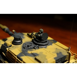 Czołg zdalnie sterowany ASG/IR/dym 1:24 U.S. M1A2 Abrams RTR 2.4Ghz - Heng Long 3816